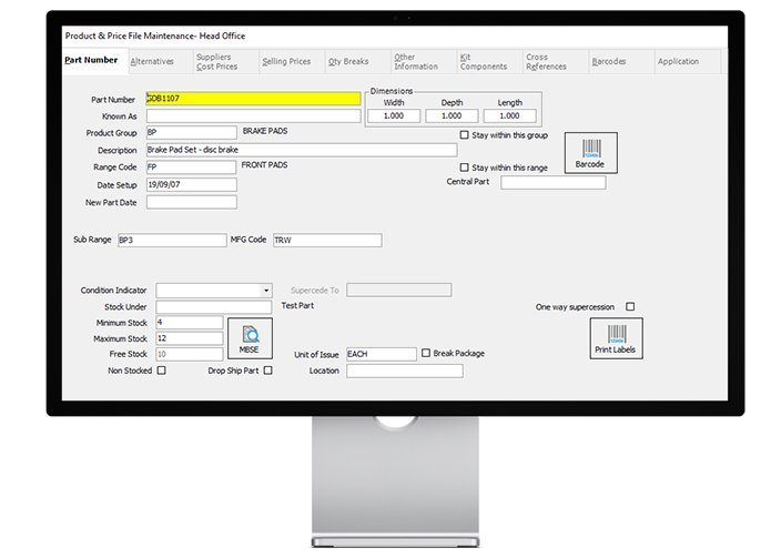 Product and Price management